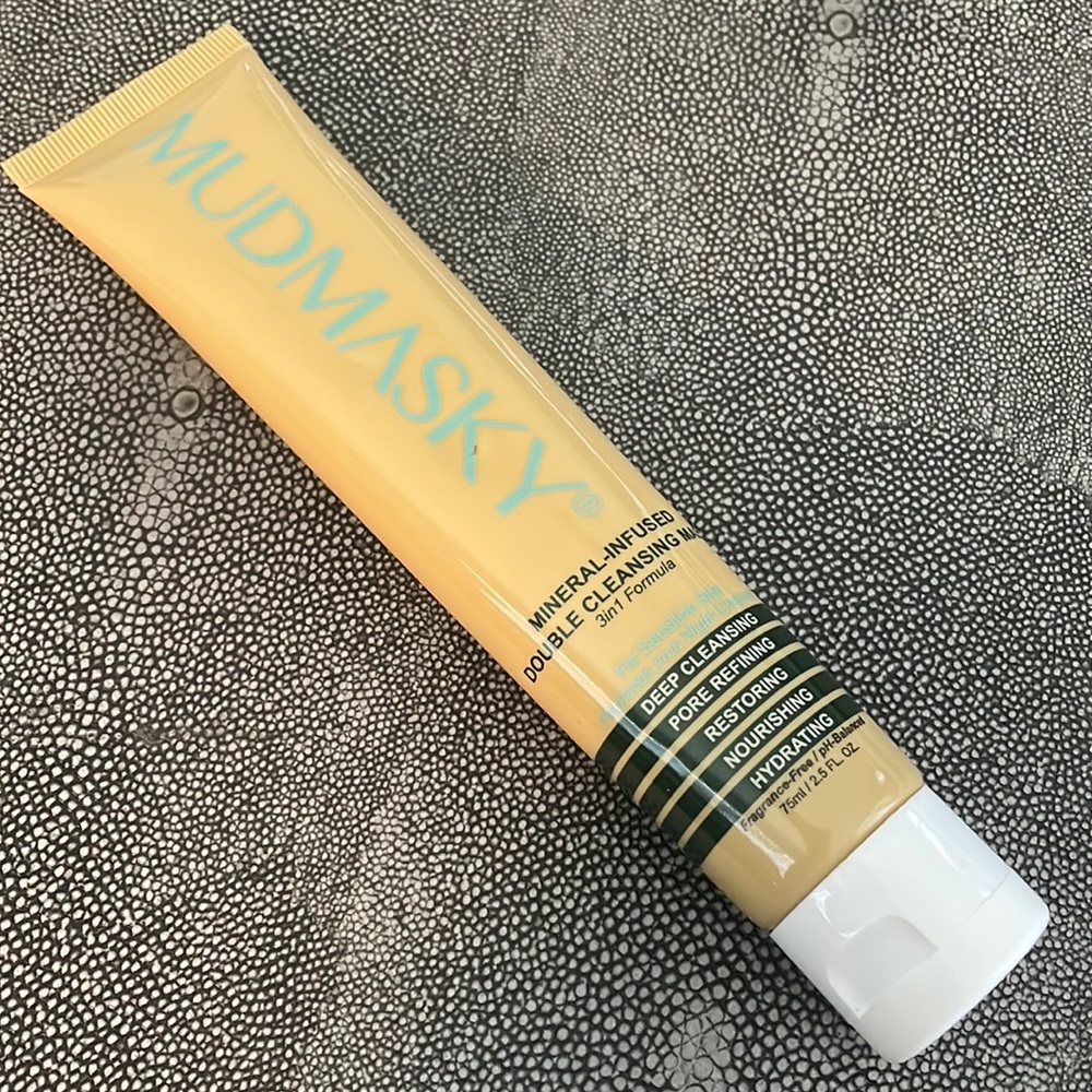 Mudmasky 3in1 mineral infused fragrance free double cleansing restoring mask